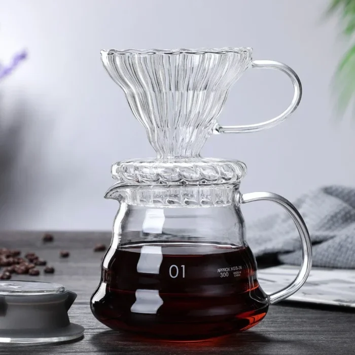 ⁦قارورة قهوة يدوية مع أغطية⁩ - الصورة ⁦4⁩