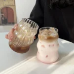 ⁦كوب مشروبات باردة – زجاج شفاف 550 مل⁩ - الصورة ⁦6⁩